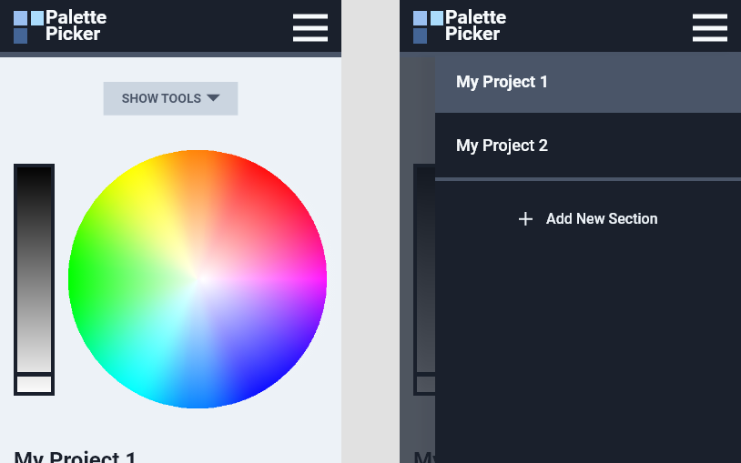 ThePalettePicker wireframe sketch